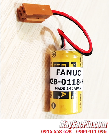 FANUC A02B-0118-K111; Pin nuôi nguồn FANUC A02B-0118-K111 lithium 3v chính hãng, Xuất xứ NHẬT 